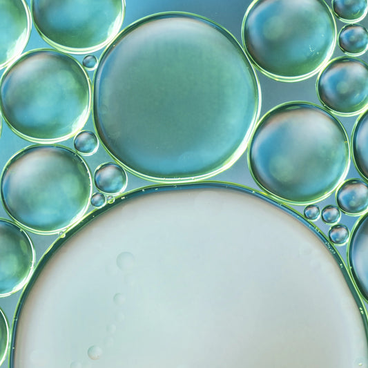 Producto liquido bajo microscopio